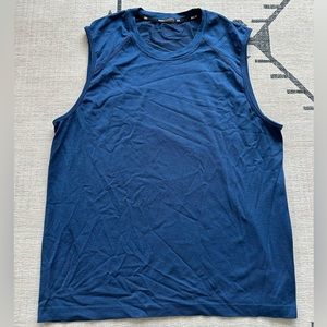 Rhone - men’s versatility seamless sleeveless tank - size large - navy